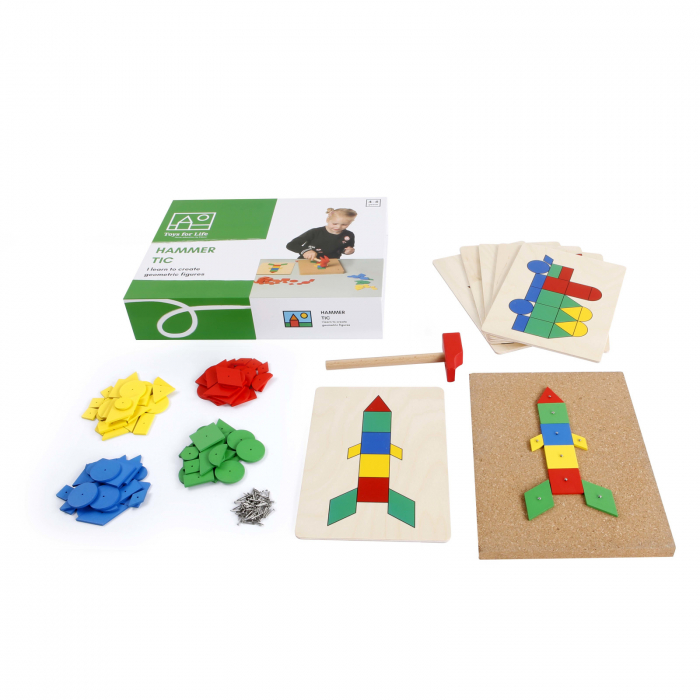 Joc de dezvoltare cognitivă și motricitate fină, Ciocănele [2]