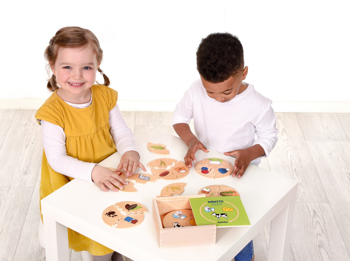 Puzzle educațional din lemn - etapele producției și originea lucrurilor [9]