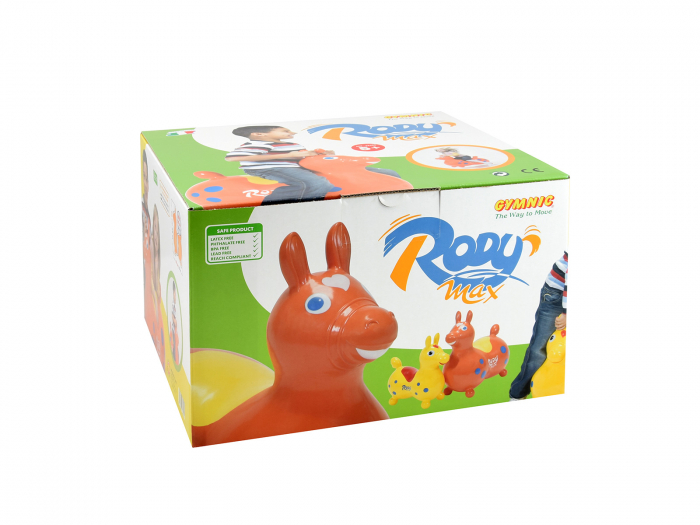 Căluțul săltăreț Rody Max portocaliu [2]