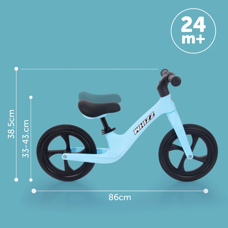 Bicicleta de echilibru fără pedale WHIZZ albastru [6]