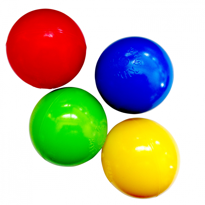 Bile colorate de 65 mm pentru piscină, set de 500 [2]