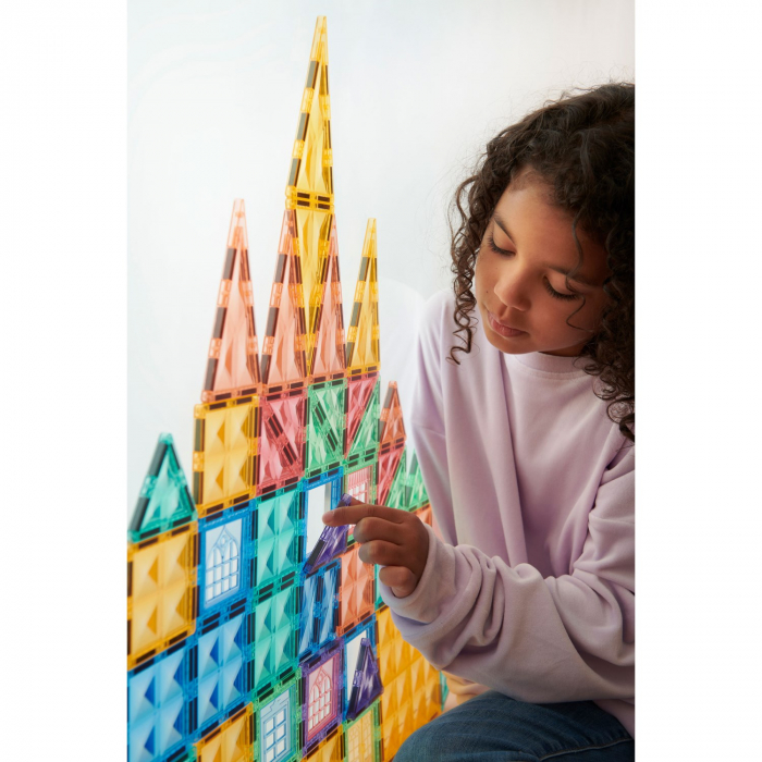 Blocuri magnetice de construcție Pastel, set de 70 piese [3]