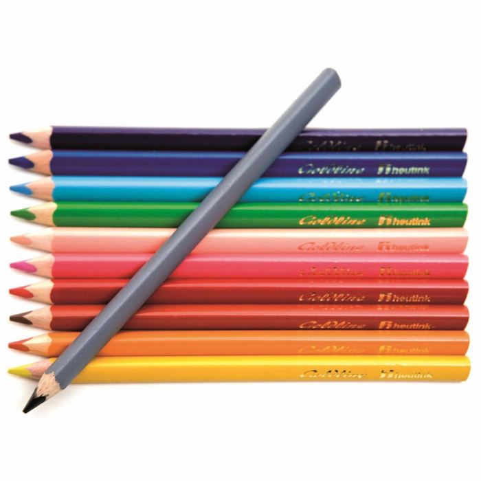 Creioane triunghiulare colorate groase 12 buc [1]