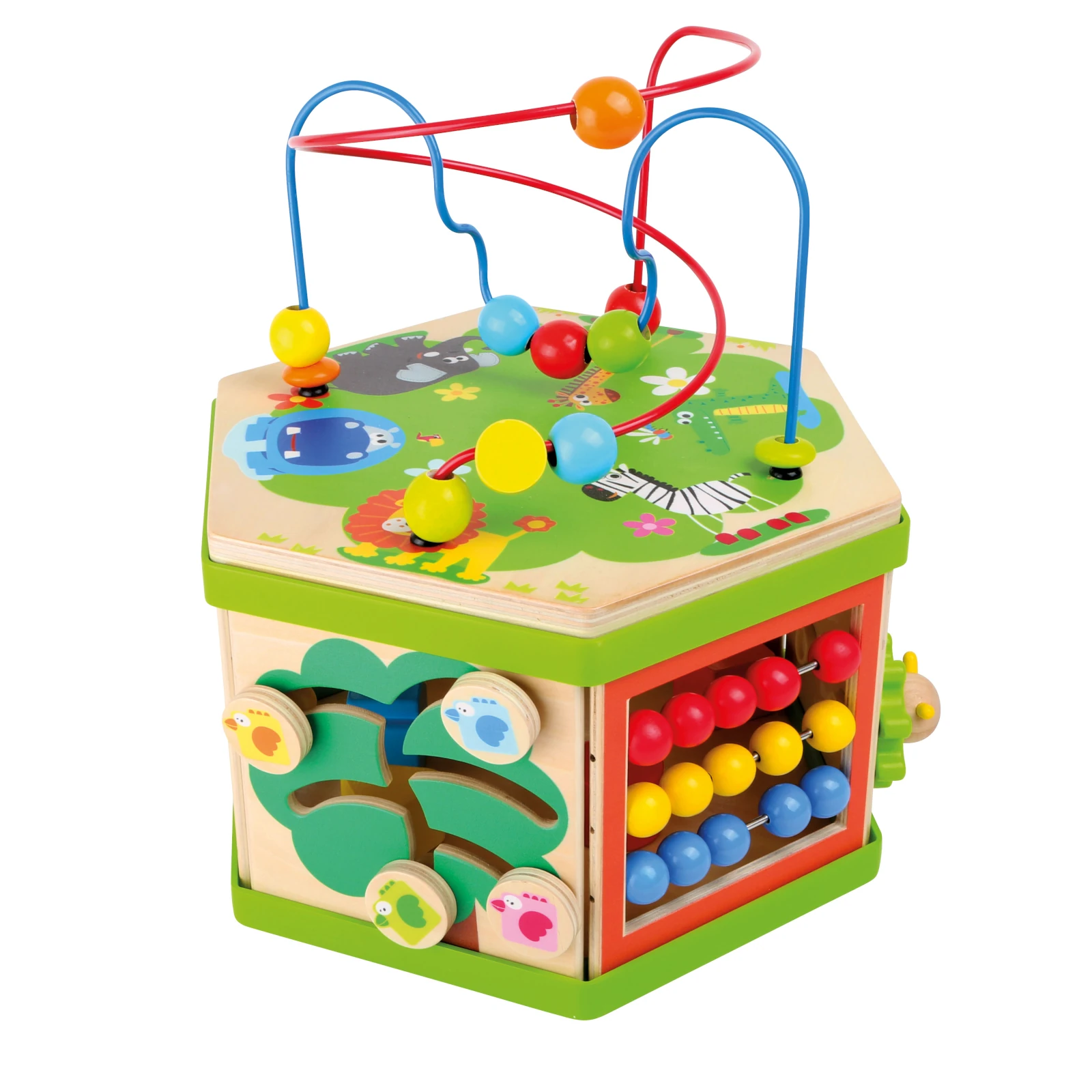 Cub educativ din lemn Safari [4]