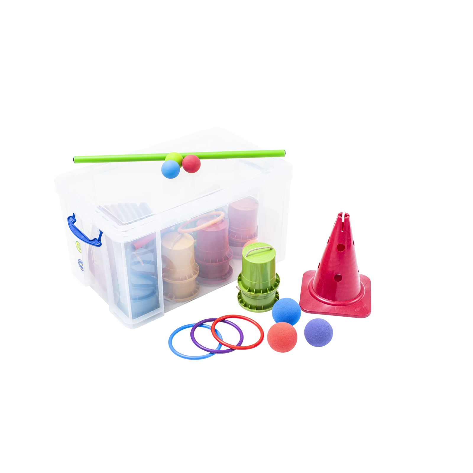 Cutie colorată pentru mișcare - set cu 43 piese [2]