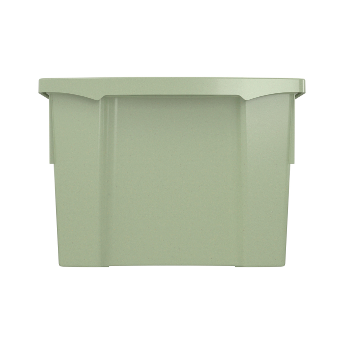 Cutie de depozitare stivuibilă pentru școală și grădiniță, mărimea L - verde pastel [2]