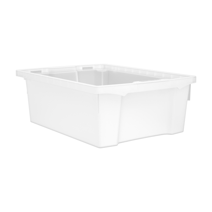 Cutie de depozitare stivuibilă pentru școală și grădiniță, mărimea M - transparent [4]
