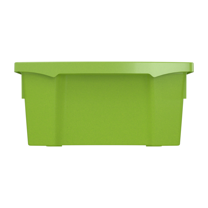 Cutie de depozitare stivuibilă pentru școală și grădiniță, mărimea M - verde [2]