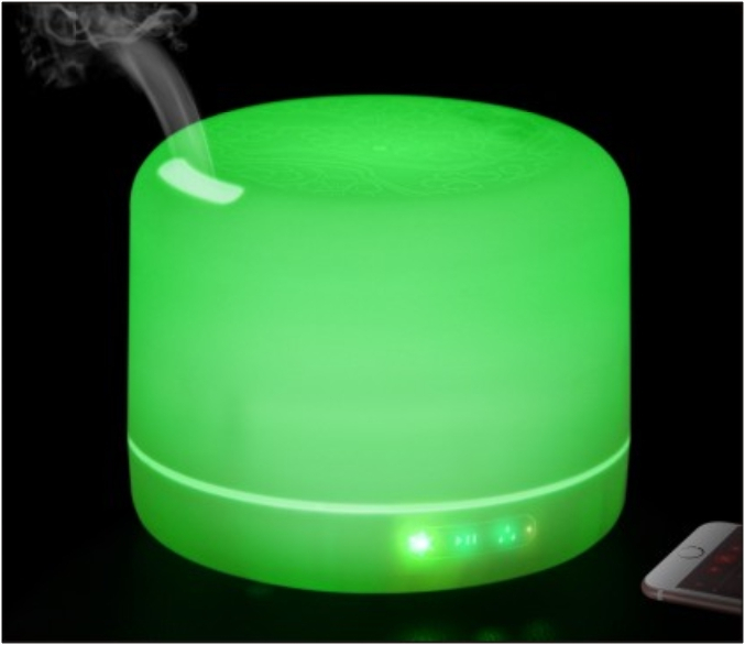 Difuzor de aromă multifuncțional cu schimbare de culoare și boxe [6]