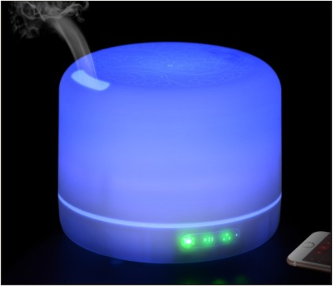 Difuzor de aromă multifuncțional cu schimbare de culoare și boxe [4]