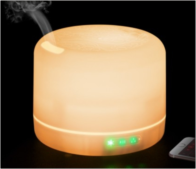 Difuzor de aromă multifuncțional cu schimbare de culoare și boxe [9]