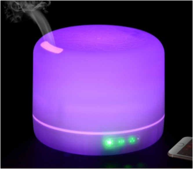 Difuzor de aromă multifuncțional cu schimbare de culoare și boxe [7]