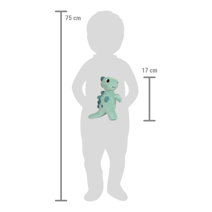 Dinozaur de pluș roșu Dino – Jucărie Moale 24 cm [7]
