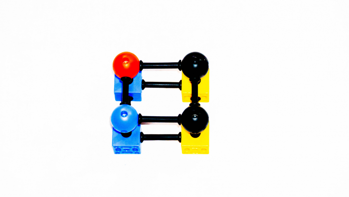 Joc de construcții 3-D Connect, Vinco, set de 140 piese, multicolor [7]
