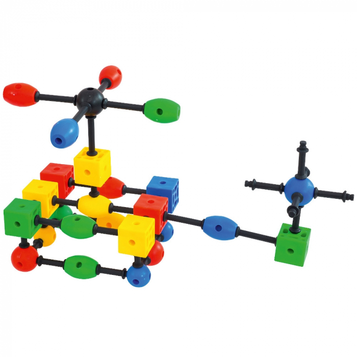 Joc de construcții 3-D Connect, Vinco, set de 140 piese, multicolor [4]