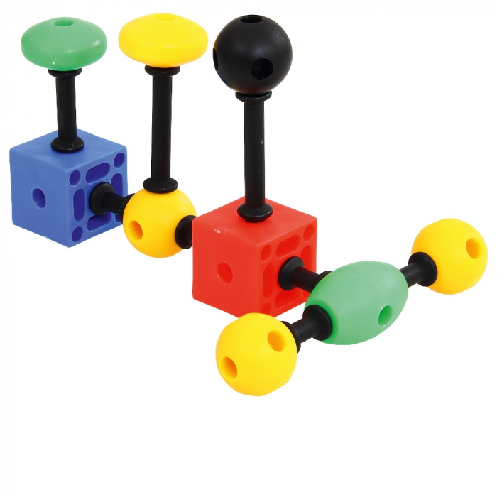 Joc de construcții 3-D Connect, Vinco, set de 140 piese, multicolor [2]