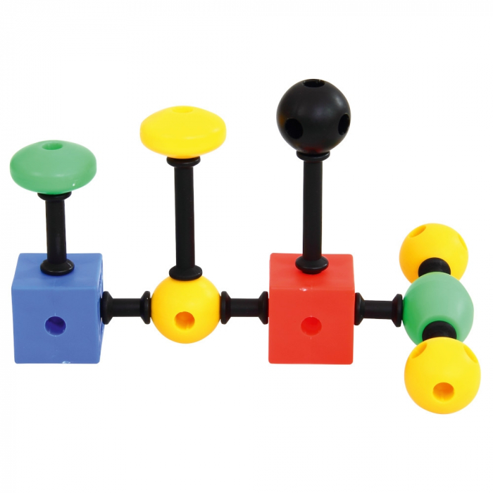 Joc de construcții 3-D Connect, Vinco, set de 140 piese, multicolor [3]