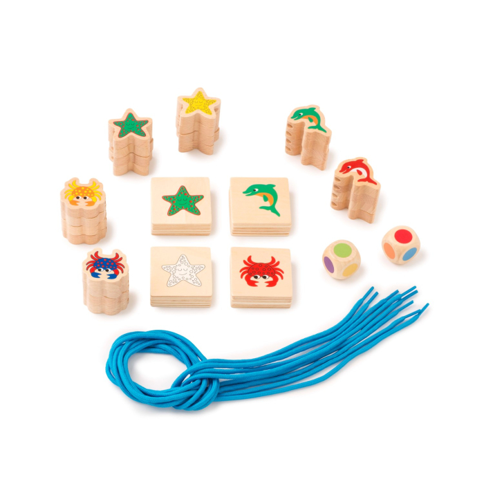 Joc de dezvoltare a motricității fine Înșiruie animalele marine [4]