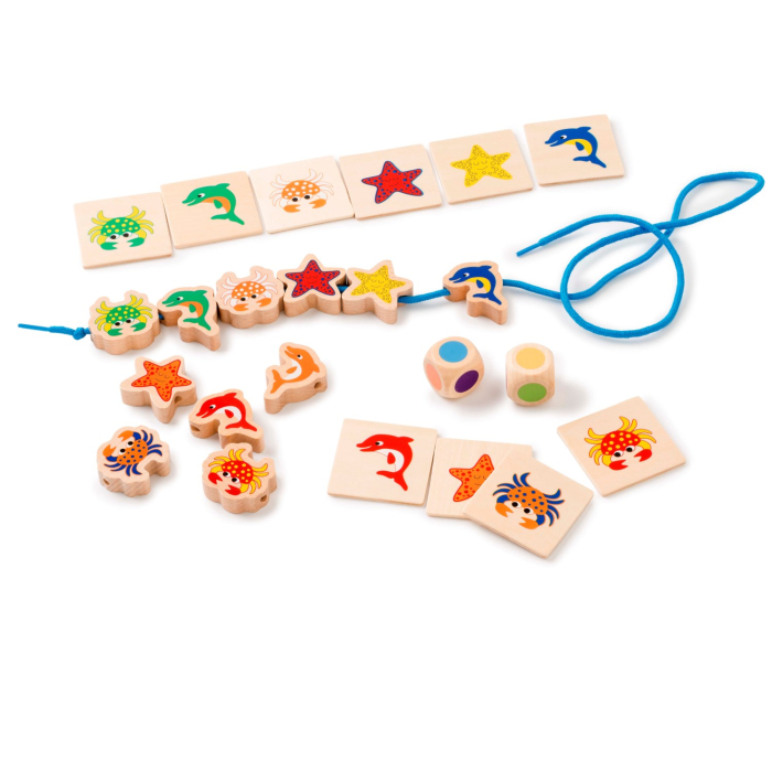 Joc de dezvoltare a motricității fine Înșiruie animalele marine [3]
