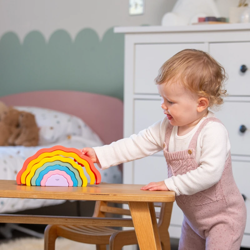 Joc de stimulare senzorială curcubeu SiliSoft Wobble Rainbow [3]