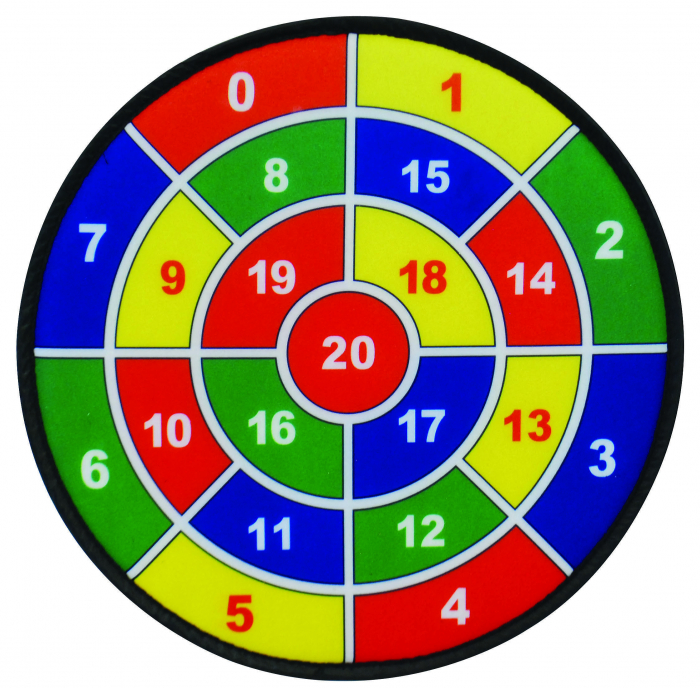 Joc tinta, set 3 ținte matematice cu 9 mingi [4]