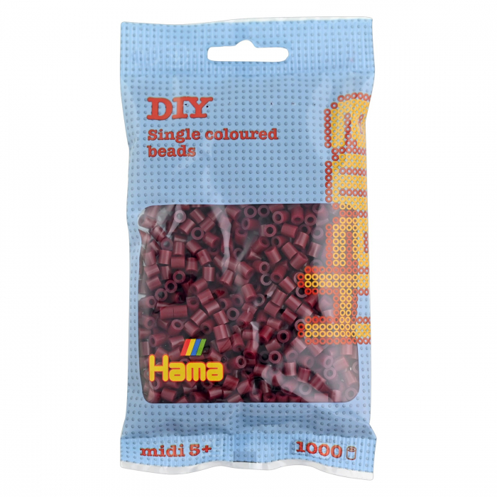 Mărgele de călcat HAMA MIDI BURGUNDY [1]