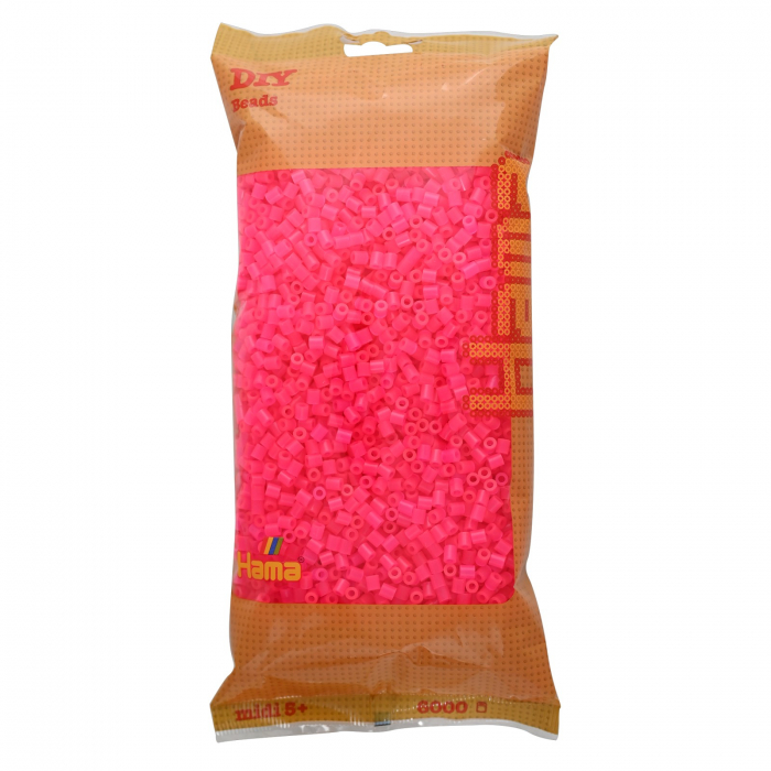 Mărgele de călcat HAMA MIDI Ciclam, Fuchsia Neon [1]
