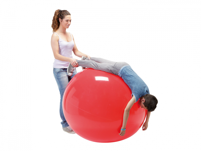 Minge fizioterapeutică Physio Gymnic, diametru 120 cm, roșu [3]