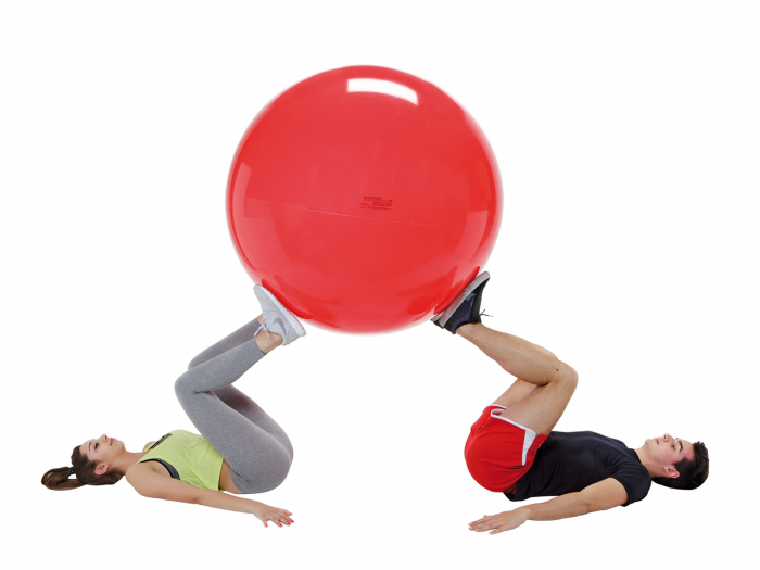 Minge fizioterapeutică Physio Gymnic, diametru 120 cm, roșu [5]