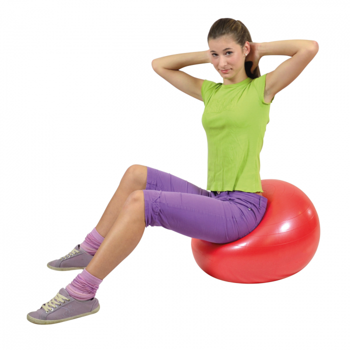 Minge fizioterapeutică Body Ball 55 BRQ - roșu [3]