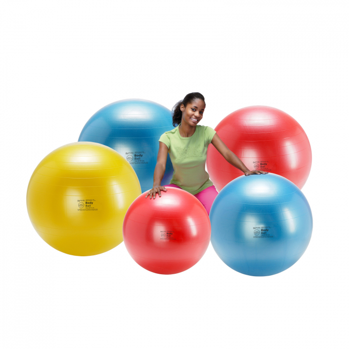 Minge fizioterapeutică Body Ball 55 BRQ - roșu [6]