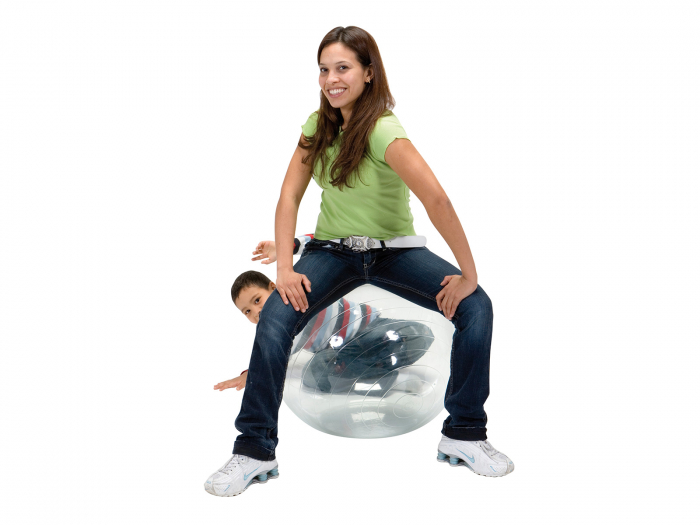 Minge fizioterapie transparentă Opti Ball, de 95 cm [3]