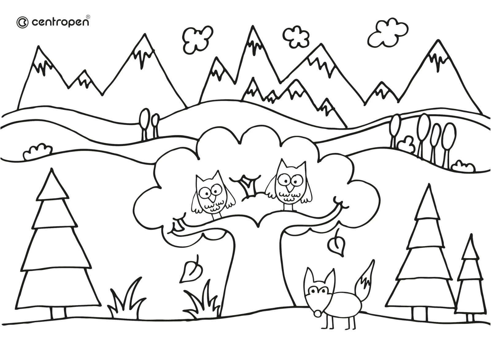 Paleta de culori - Set creativ cu 60 de markere lavabile, creioane colorate, foi de colorat [6]