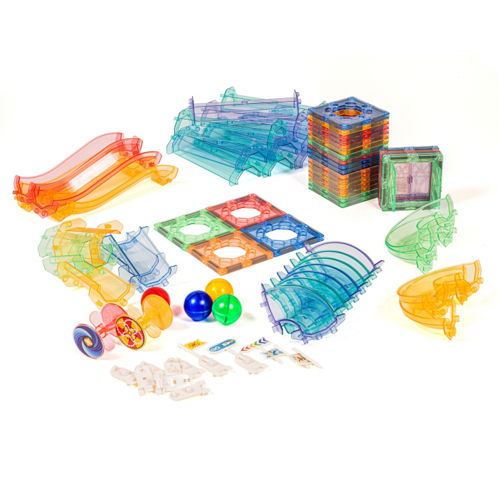 Pistă magnetică pentru bile, set 91 piese [2]