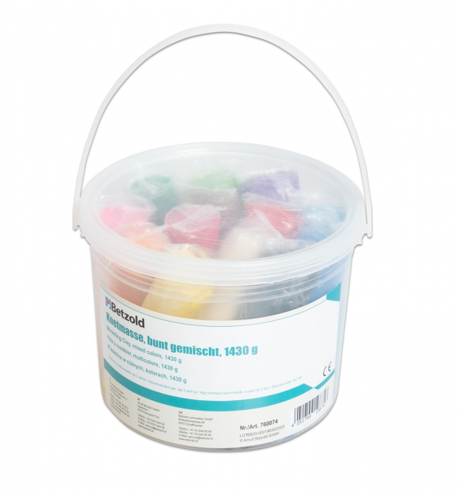 Plastilină 13 culori, în găleată - 1,4 kg [2]