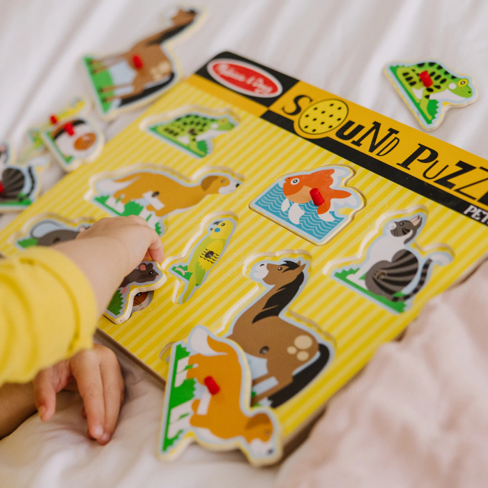 Puzzle cu sunete - animale de companie [5]