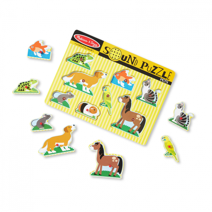 Puzzle cu sunete - animale de companie [3]