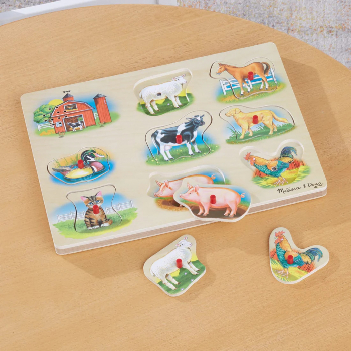 Puzzle cu sunete - animale de la fermă [3]