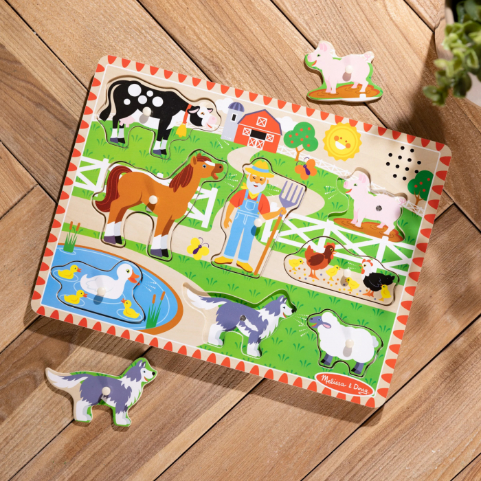 Puzzle cu sunete - ferma lui Old MacDonald [3]