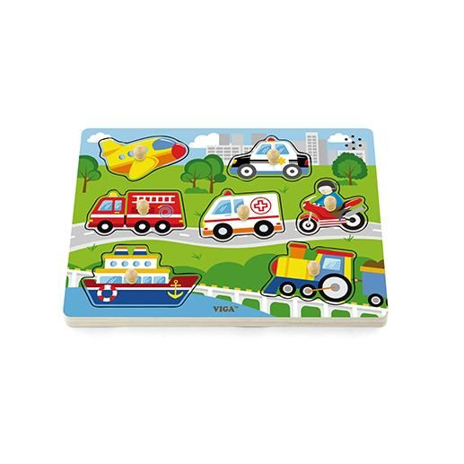 Puzzle cu sunete - mijloace de transport [1]