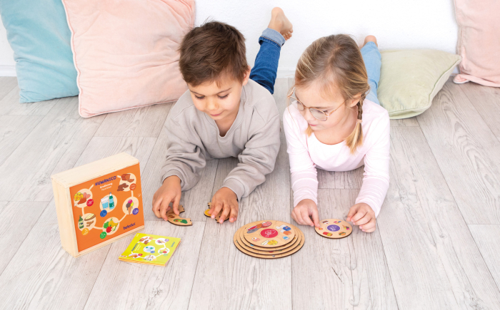 Puzzle de asociere din lemn Humanico - alimentație sănătoasă, 27 piese [8]