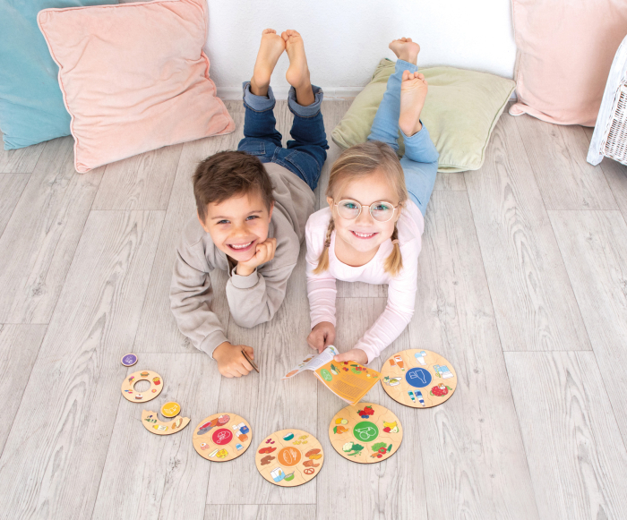 Puzzle de asociere din lemn Humanico - alimentație sănătoasă, 27 piese [5]
