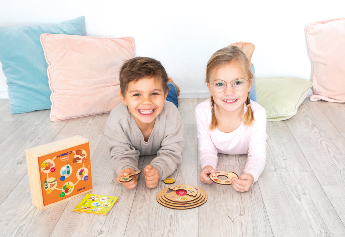 Puzzle de asociere din lemn Humanico - alimentație sănătoasă, 27 piese [11]