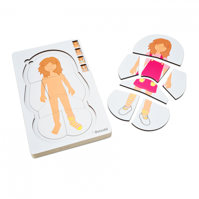 Puzzle multistrat anatomie fată, 28 de piese [4]