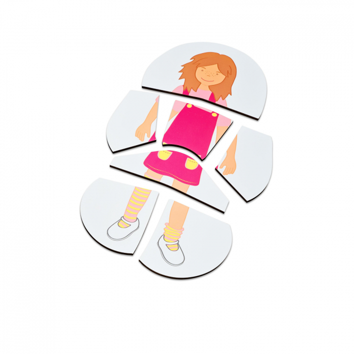 Puzzle multistrat anatomie fată, 28 de piese [6]