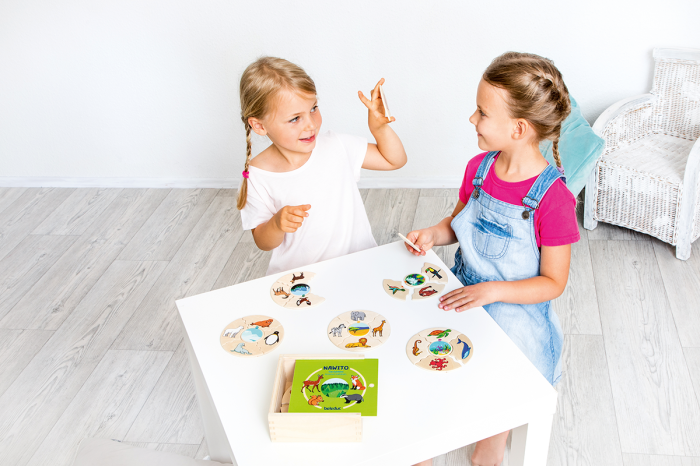 Puzzle din lemn cu habitatele animalelor sălbatice [11]