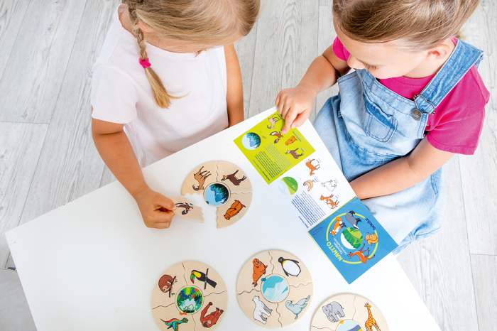 Puzzle din lemn cu habitatele animalelor sălbatice [7]