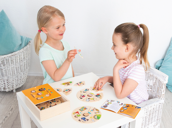 Puzzle din lemn educativ despre emoții și sentimente, 30 piese [11]