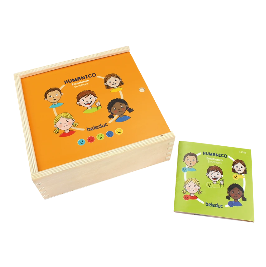 Puzzle din lemn educativ despre emoții și sentimente, 30 piese [2]