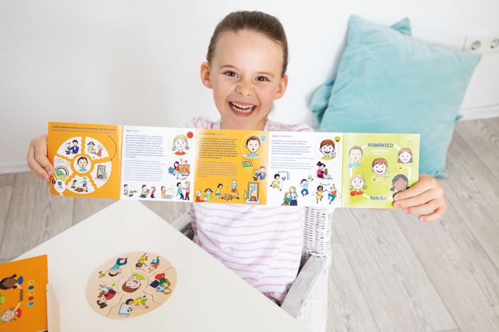 Puzzle din lemn educativ despre emoții și sentimente, 30 piese [17]
